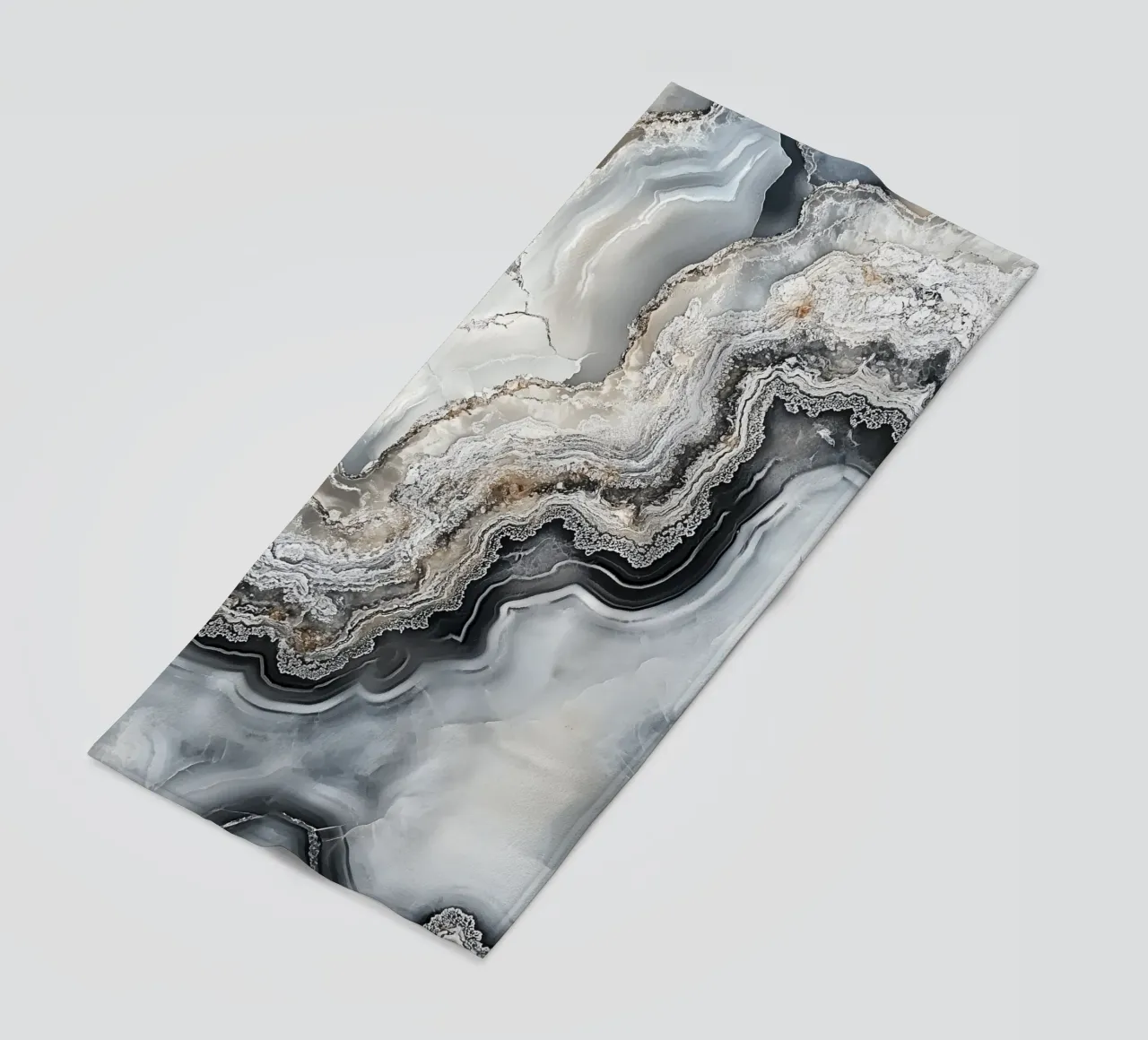 Elegant mineral patterns beach towel by Carinaprint