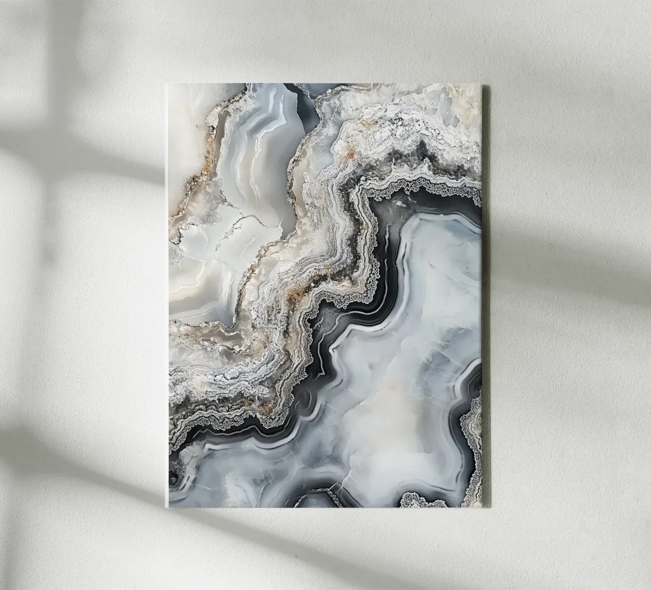 Elegant mineral patterns canvas by Carinaprint