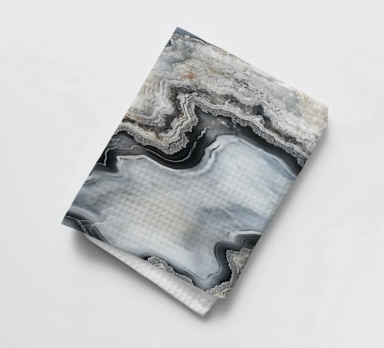 Elegant mineral patterns tea towel by Carinaprint