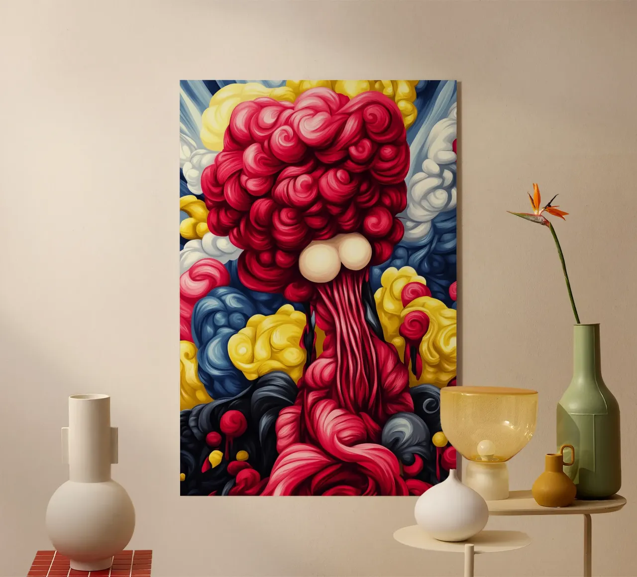 Esplosione di colori in un movimento vorticoso plexiglass da melipo-art
