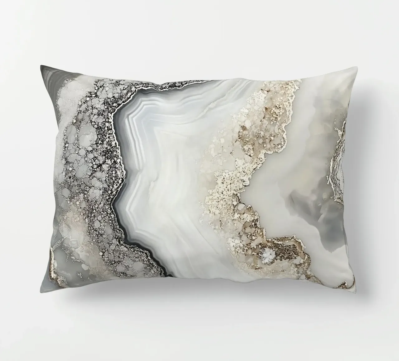Elegant druse design decorative cushion by Carinaprint