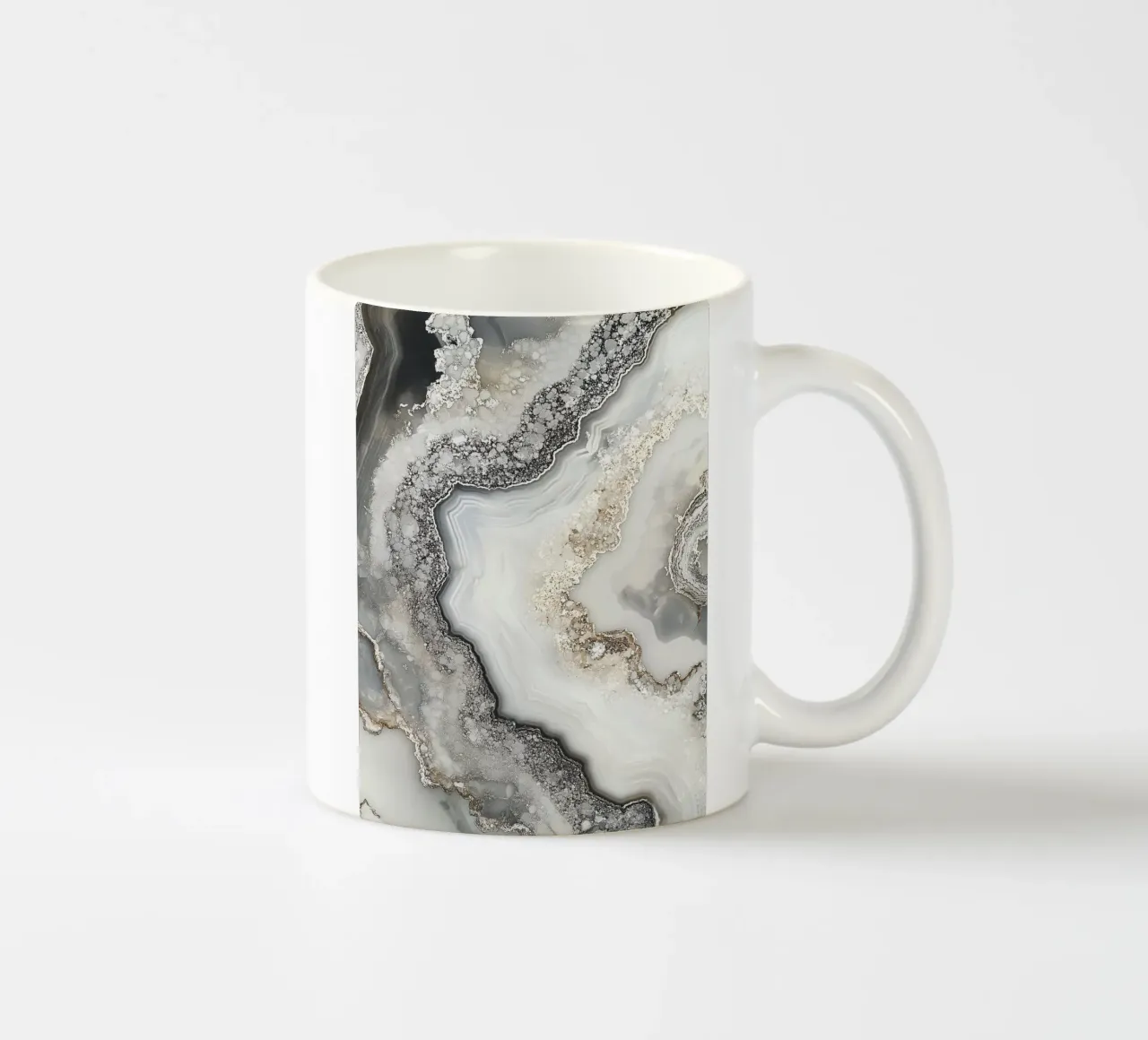 Elegante design a tamburo tazza in ceramica da Carinaprint