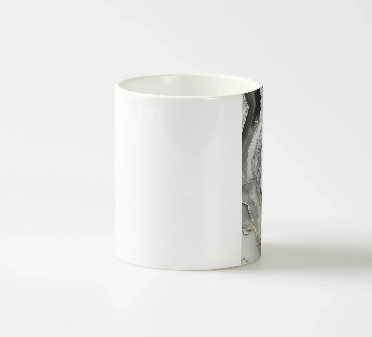 Elegante design a tamburo tazza in ceramica da Carinaprint