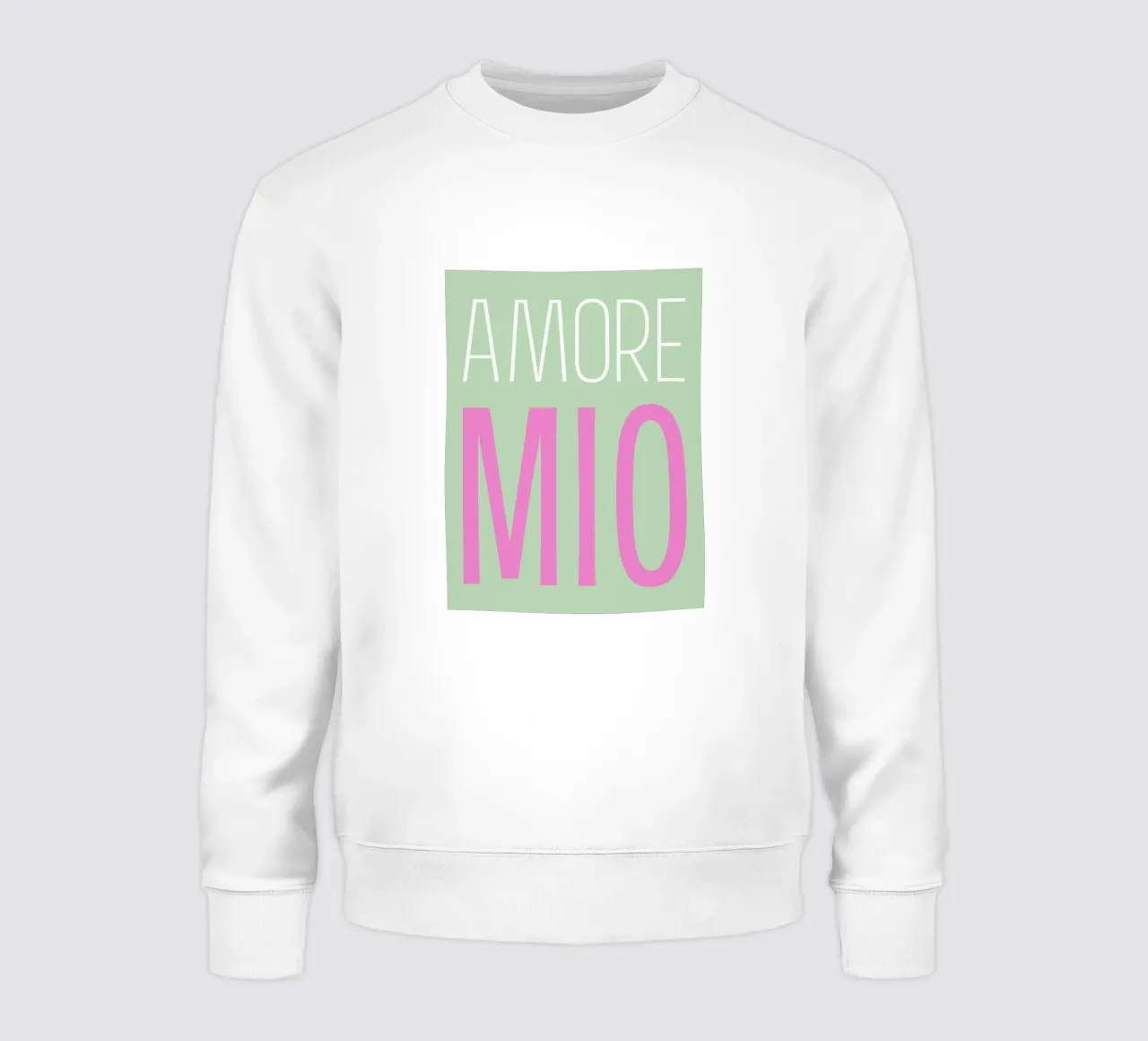 Amore Mio pastel Sommer pop felpa da Carinaprint