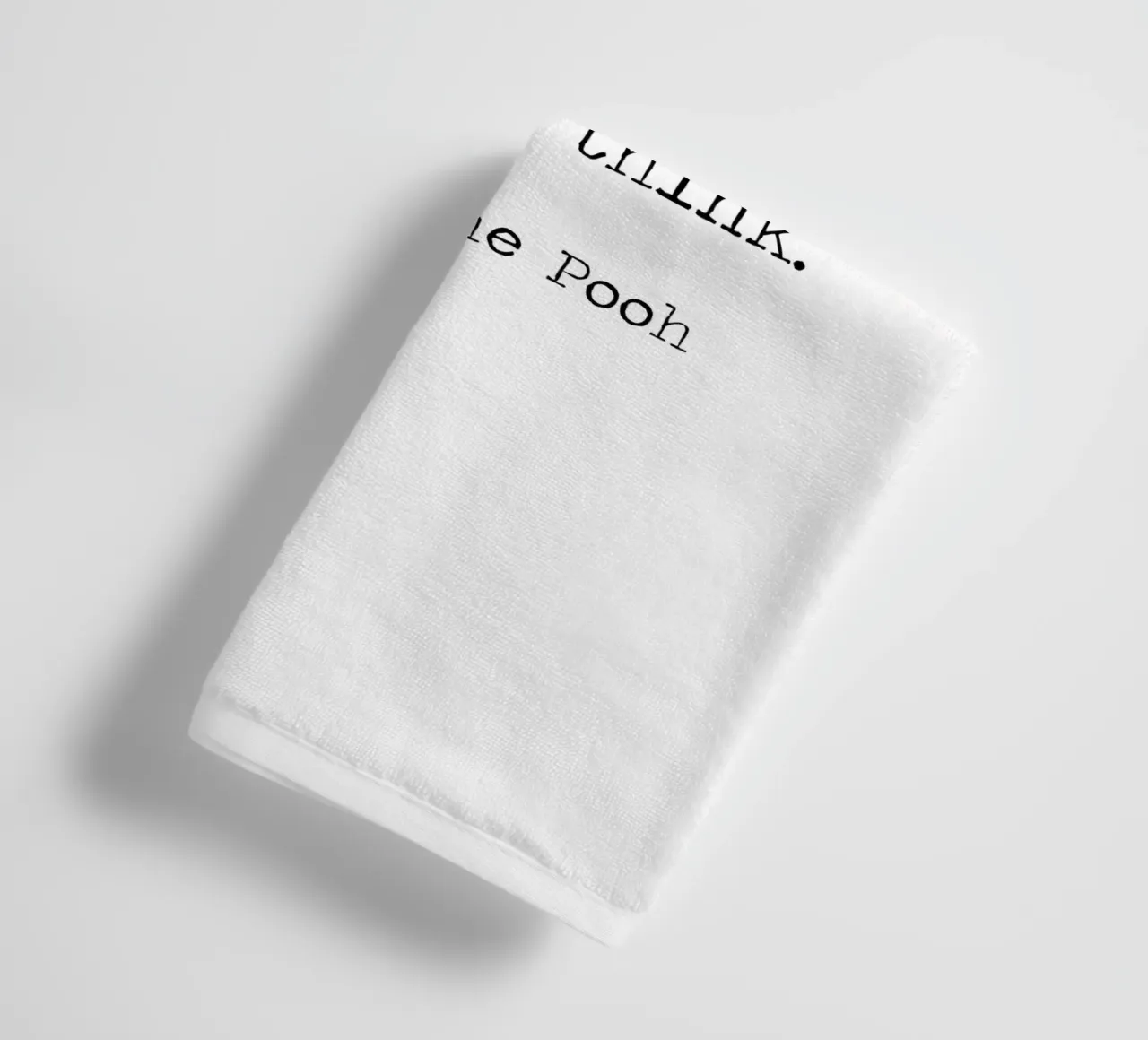 "Sei più coraggioso di quanto credi" - Citazione di Winnie The Pooh asciugamano da bagno da Summer Soul Co. - Quotes