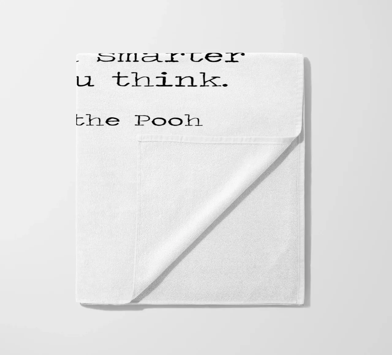 "You are braver than you believe" - Winnie The Pooh Quote beach towel by Summer Soul Co. - Quotes