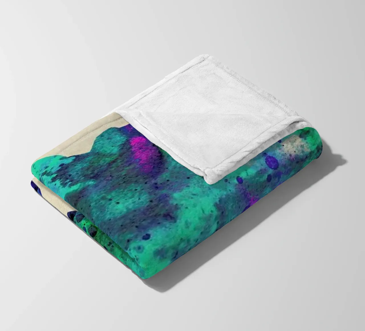 Cologne Watercolor Map coperta in pile da Naxart
