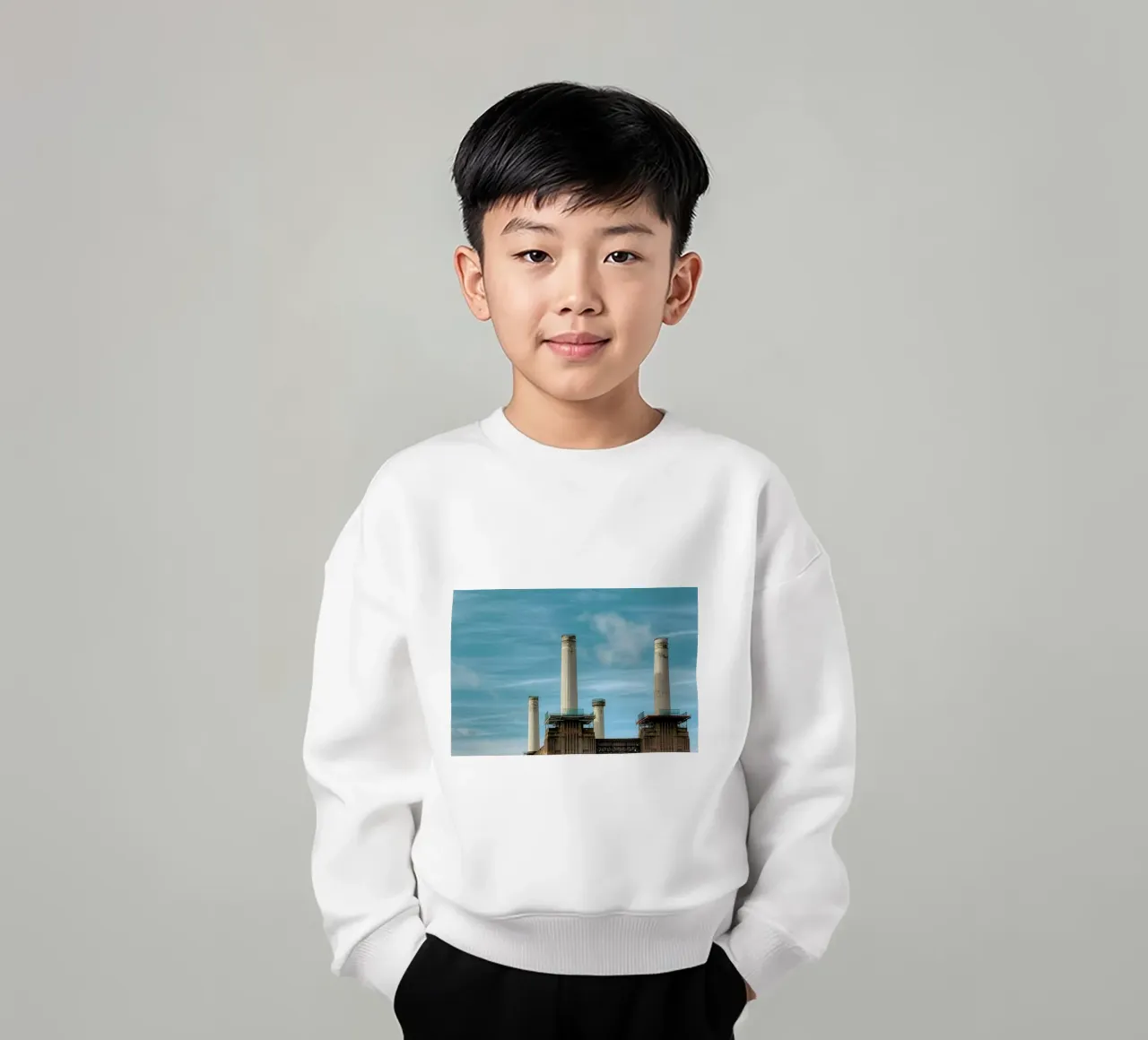 Battersea Power Station felpa bambino da Michael Belhadi