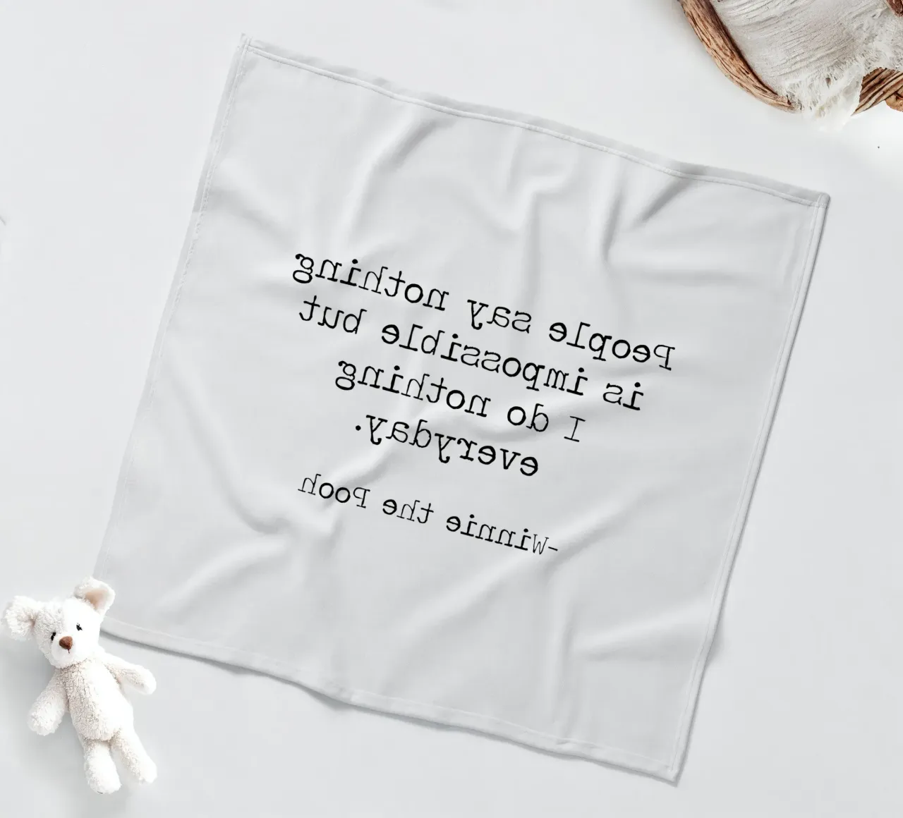 La gente dice che nulla è impossibile, ma io non faccio nulla tutti i giorni! coperta in pile da Summer Soul Co. - Quotes