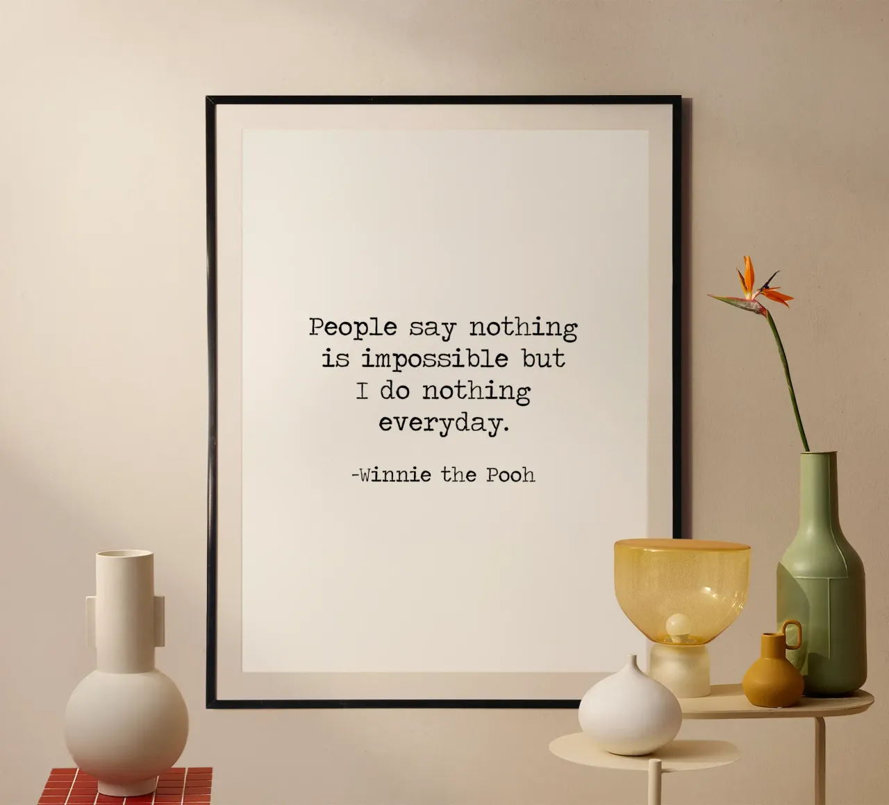 La gente dice che nulla è impossibile, ma io non faccio nulla tutti i giorni! carta hahnemühle da Summer Soul Co. - Quotes