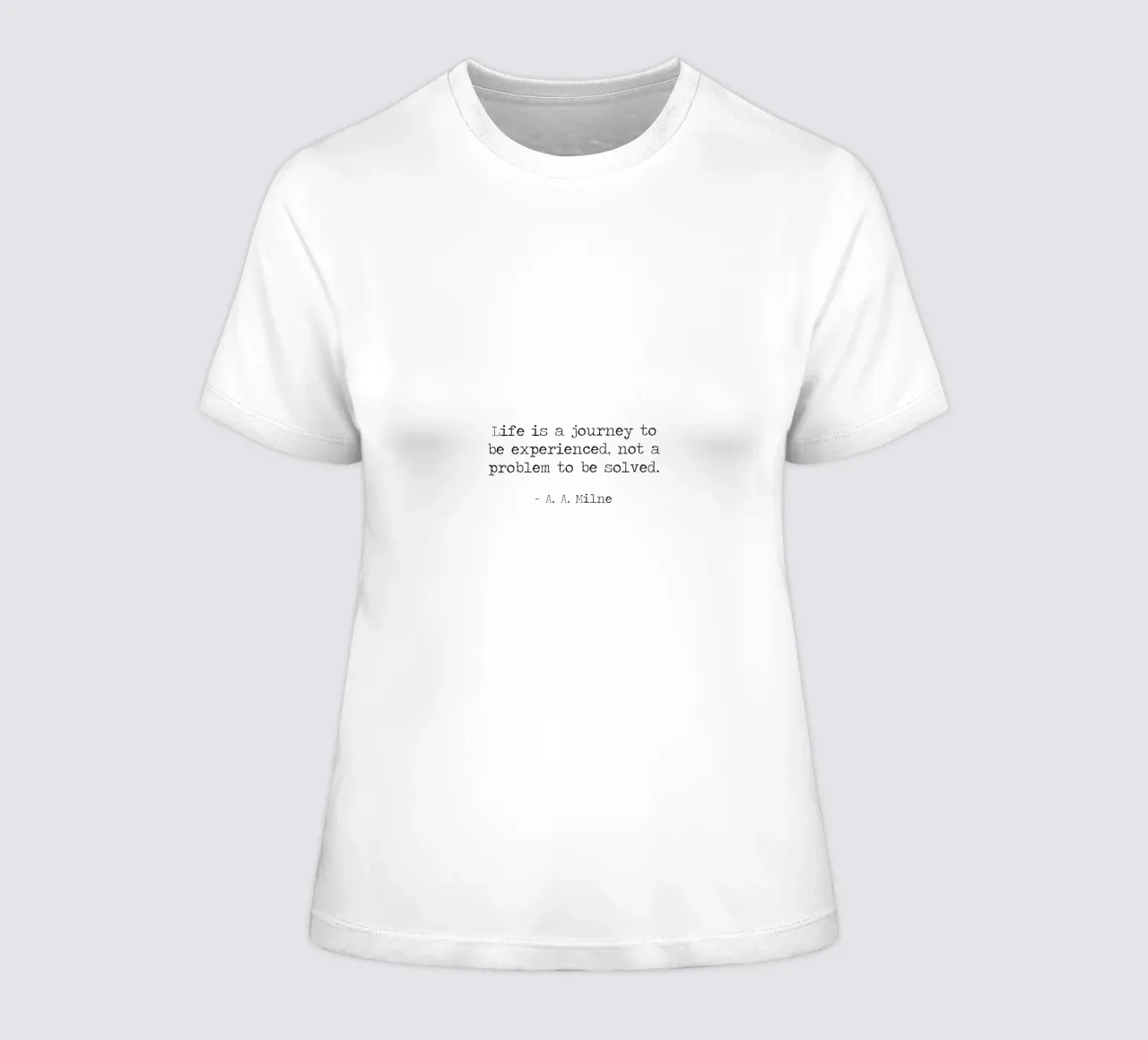 La vida es un viaje que hay que experimentar, no un problema que hay que resolver camiseta de mujer de Summer Soul Co. - Quotes