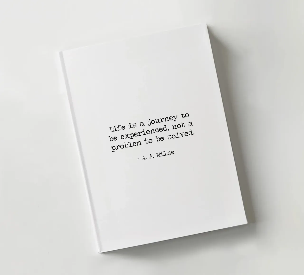 Life is a journey to be experienced not a problem to solve notebook by Summer Soul Co. - Quotes