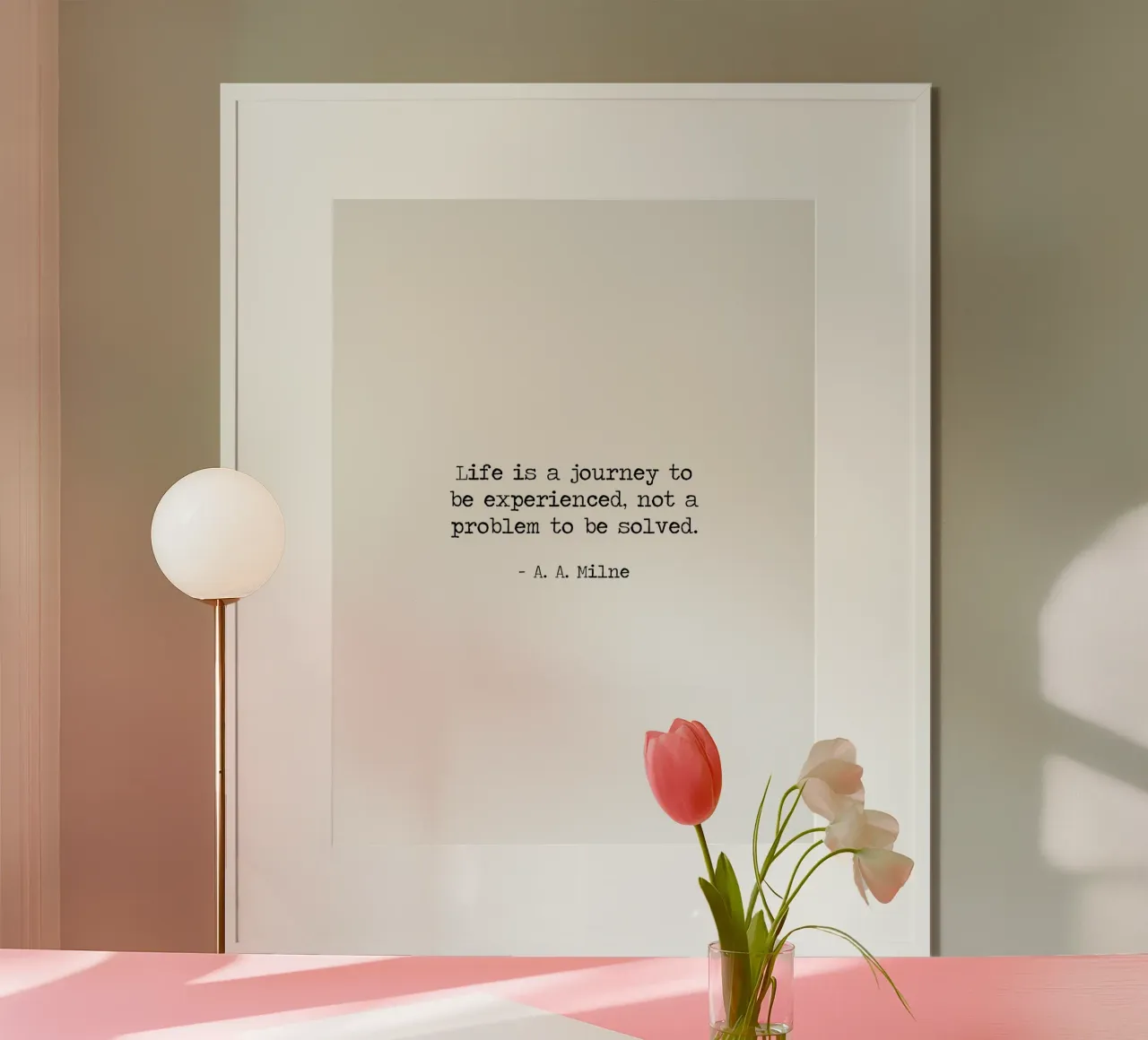 Das Leben ist eine Reise, die es zu erleben gilt, nicht ein Problem, das es zu lösen gilt Hahnemühle von Summer Soul Co. - Quotes