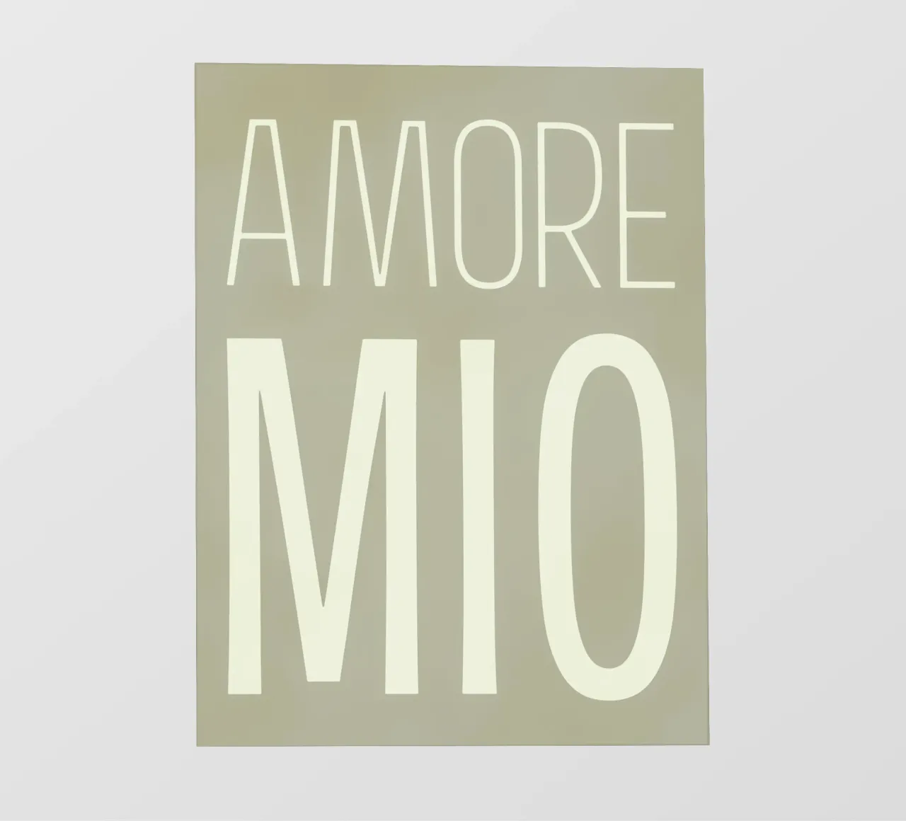 Amore Mio Boho Sommer pop pellicola backlit da Carinaprint