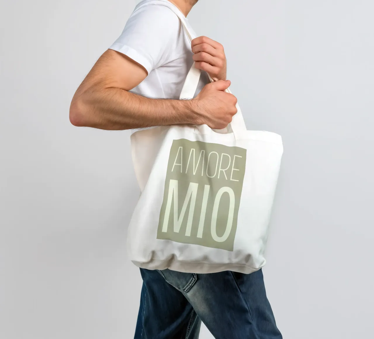Amore Mio Boho Sommer pop borsa in juta da Carinaprint