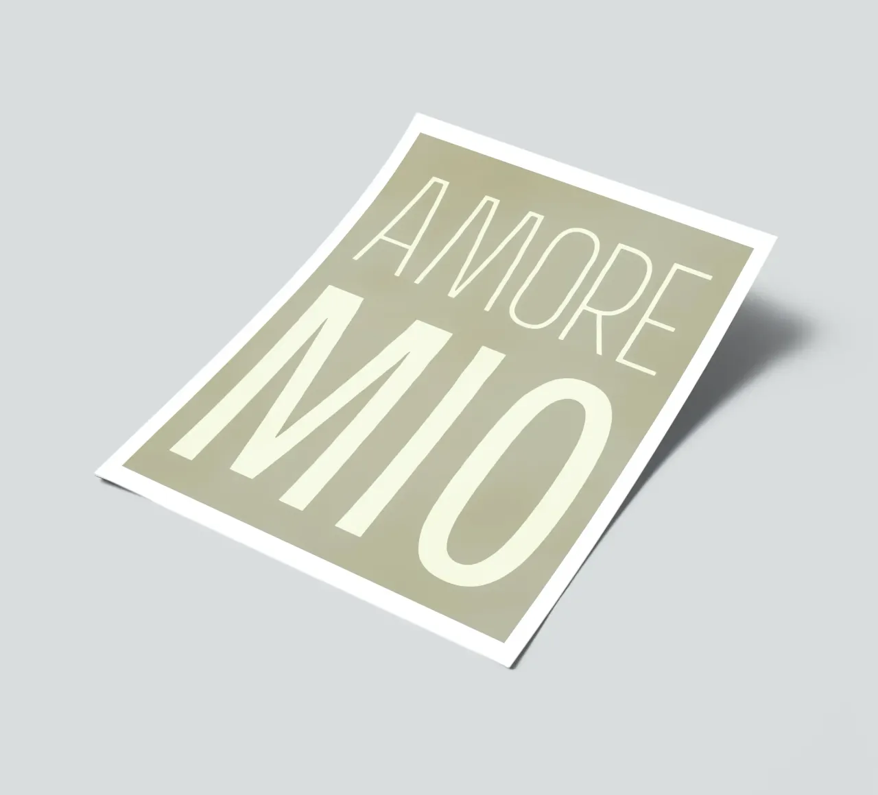 Amore Mio Boho Sommer pop foglio adesivo da Carinaprint