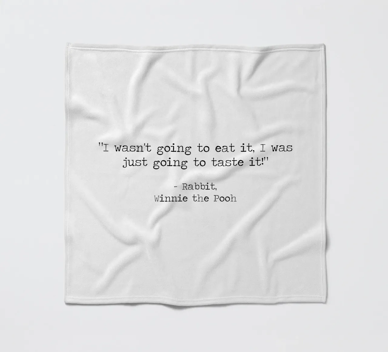 Ich wollte es nicht essen, sondern nur probieren - puh Fleecedecke von Summer Soul Co. - Quotes