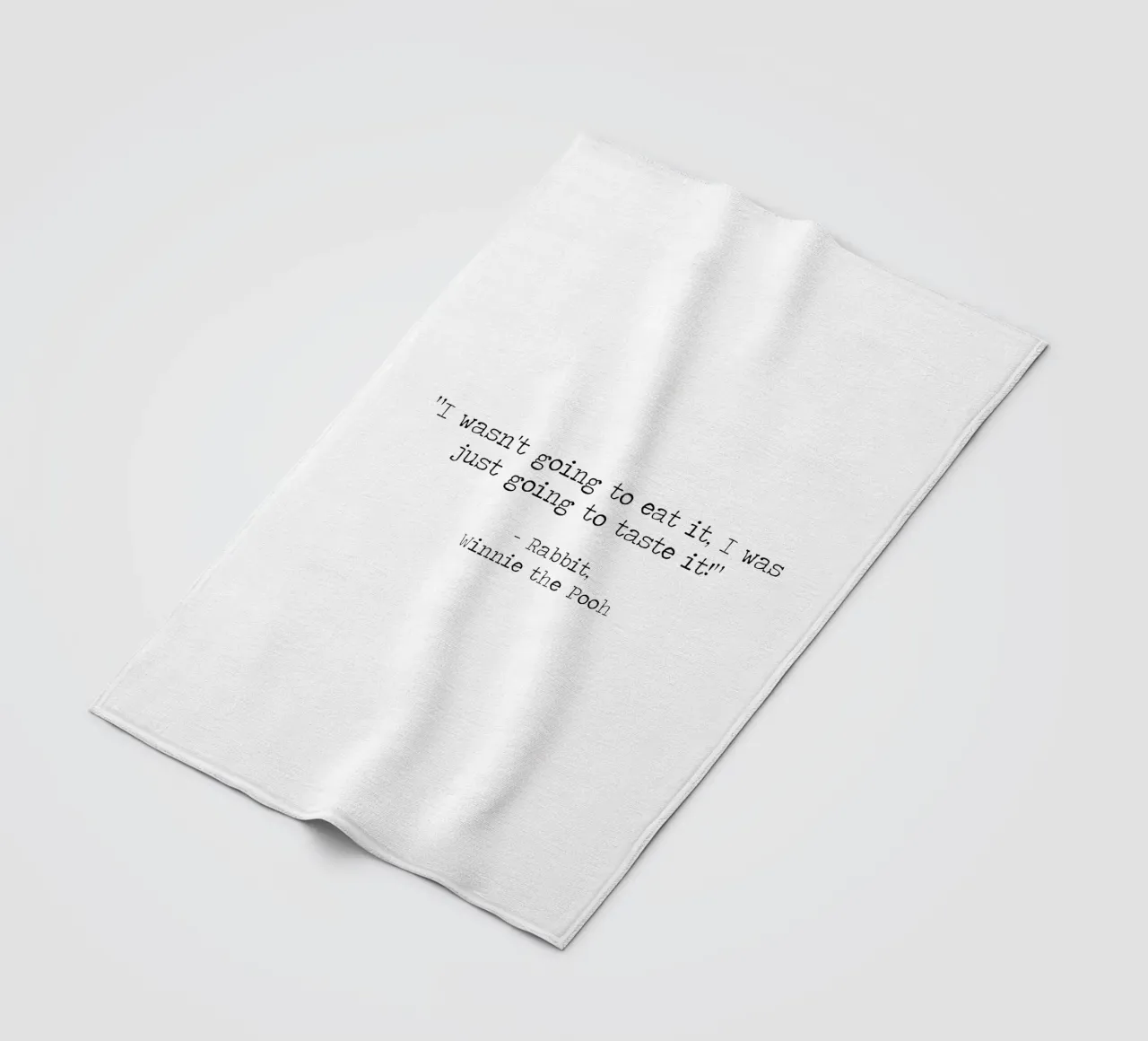 Ich wollte es nicht essen, sondern nur probieren - puh Fleecedecke von Summer Soul Co. - Quotes