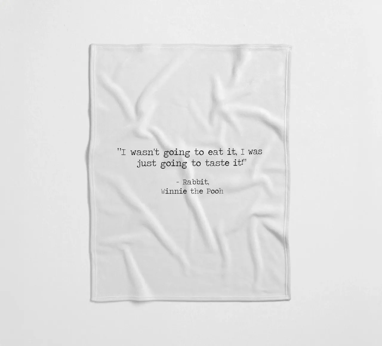 Ich wollte es nicht essen, sondern nur probieren - puh Fleecedecke von Summer Soul Co. - Quotes