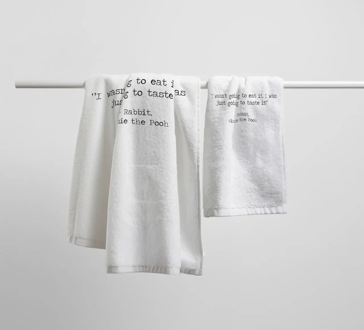 I wasn't going to eat it, I was just going to taste it -Pooh towel by Summer Soul Co. - Quotes