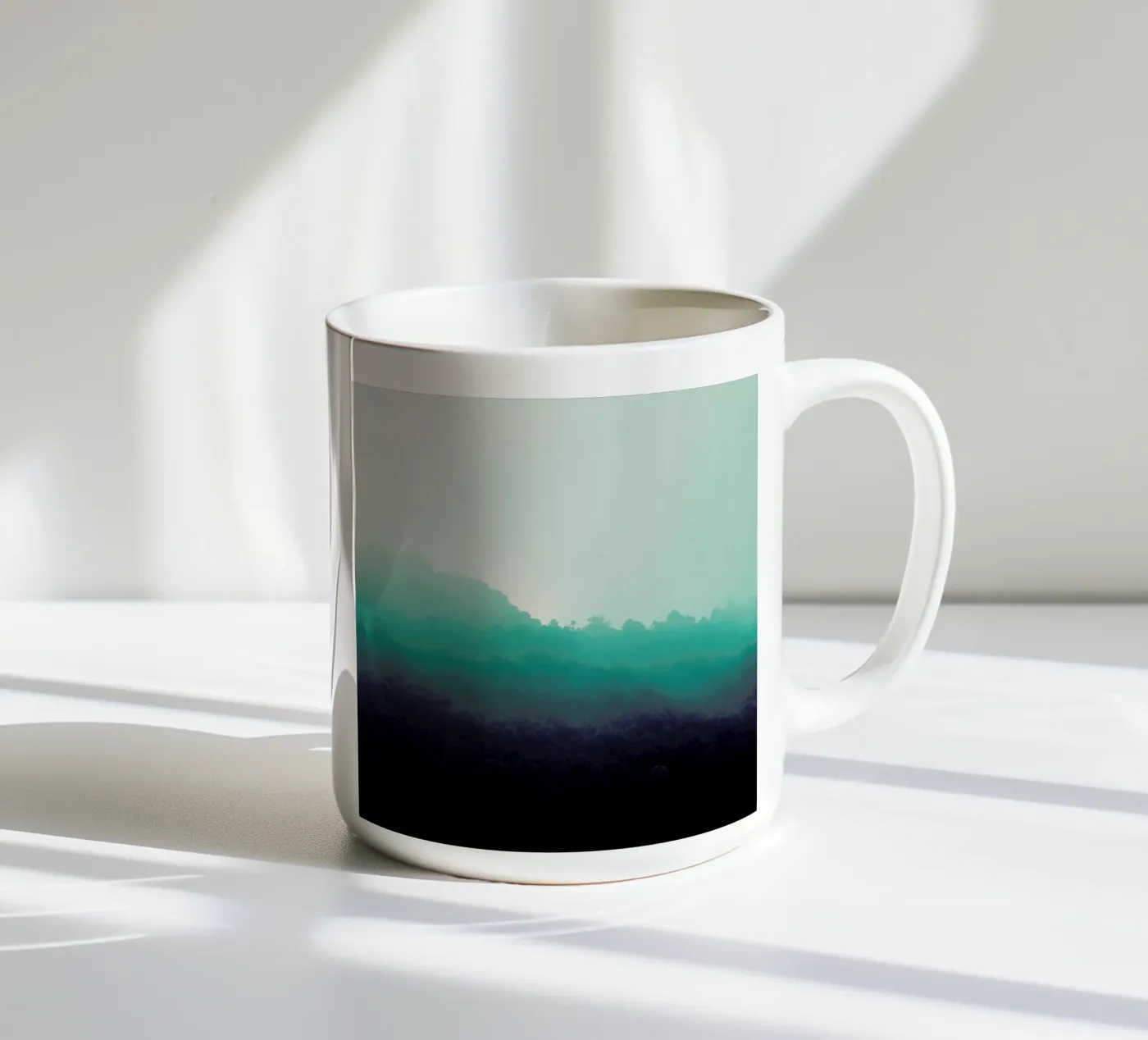 Forest Bathing ceramic mug by Ruei