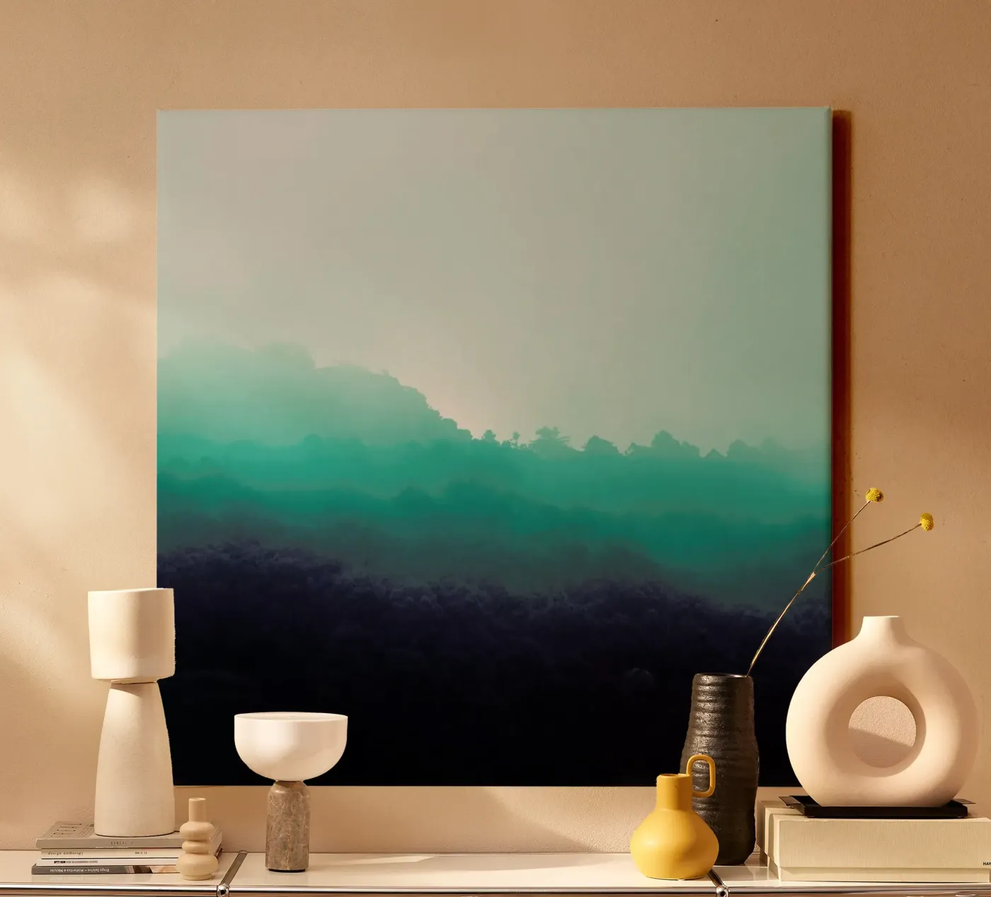 Forest Bathing canvas by Ruei