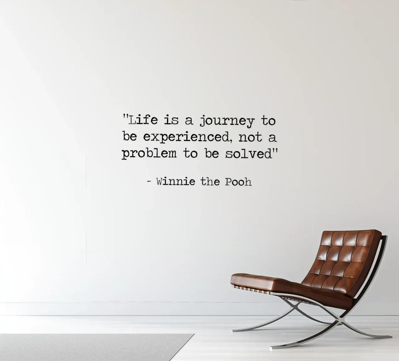 Life is a Journey to be Experienced - Winnie The Pooh quote photo wallpaper by Summer Soul Co. - Quotes