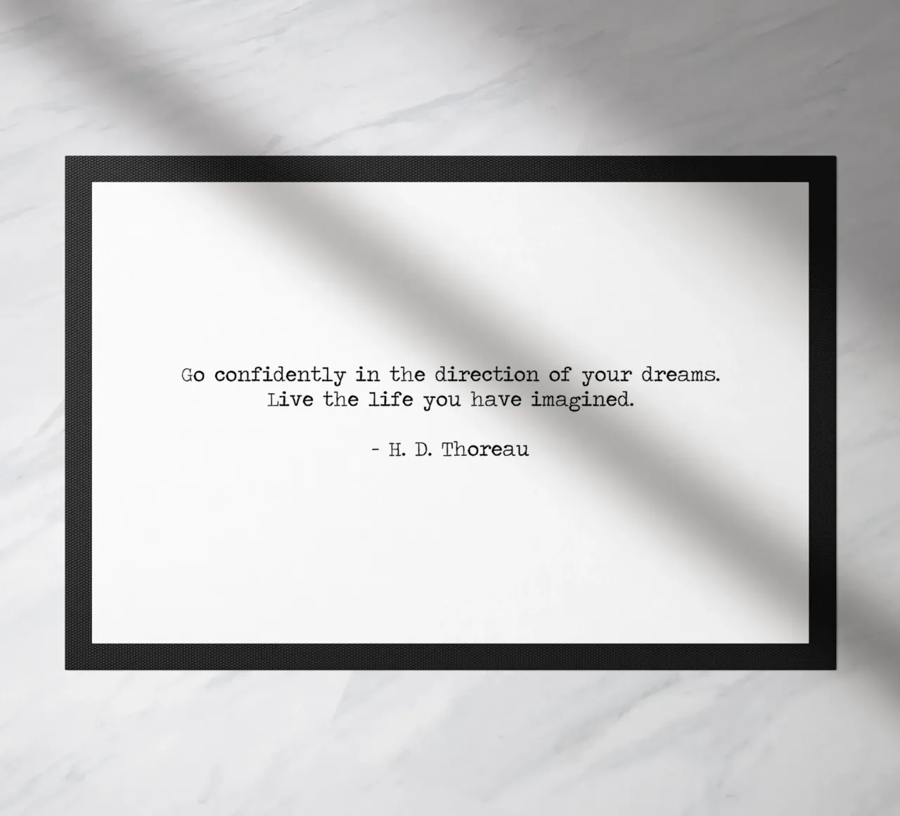 Andate con fiducia verso i vostri sogni Henry Thoreau zerbino da Summer Soul Co. - Quotes