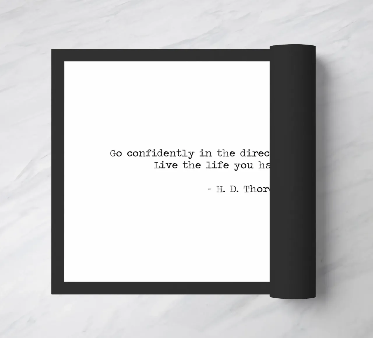 Andate con fiducia verso i vostri sogni Henry Thoreau zerbino da Summer Soul Co. - Quotes