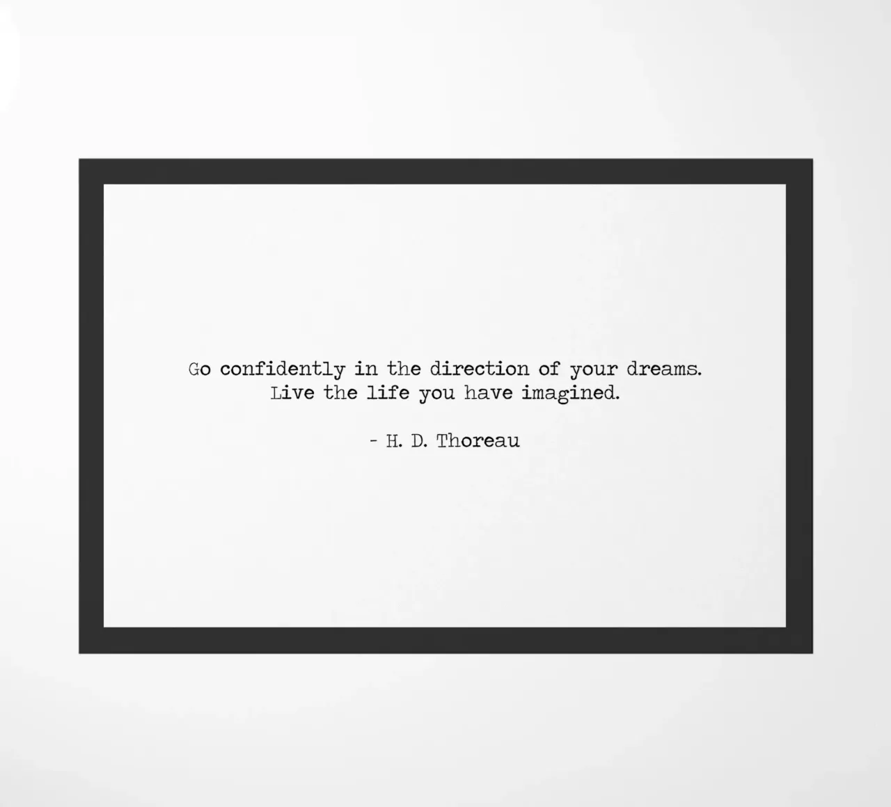 Andate con fiducia verso i vostri sogni Henry Thoreau zerbino da Summer Soul Co. - Quotes