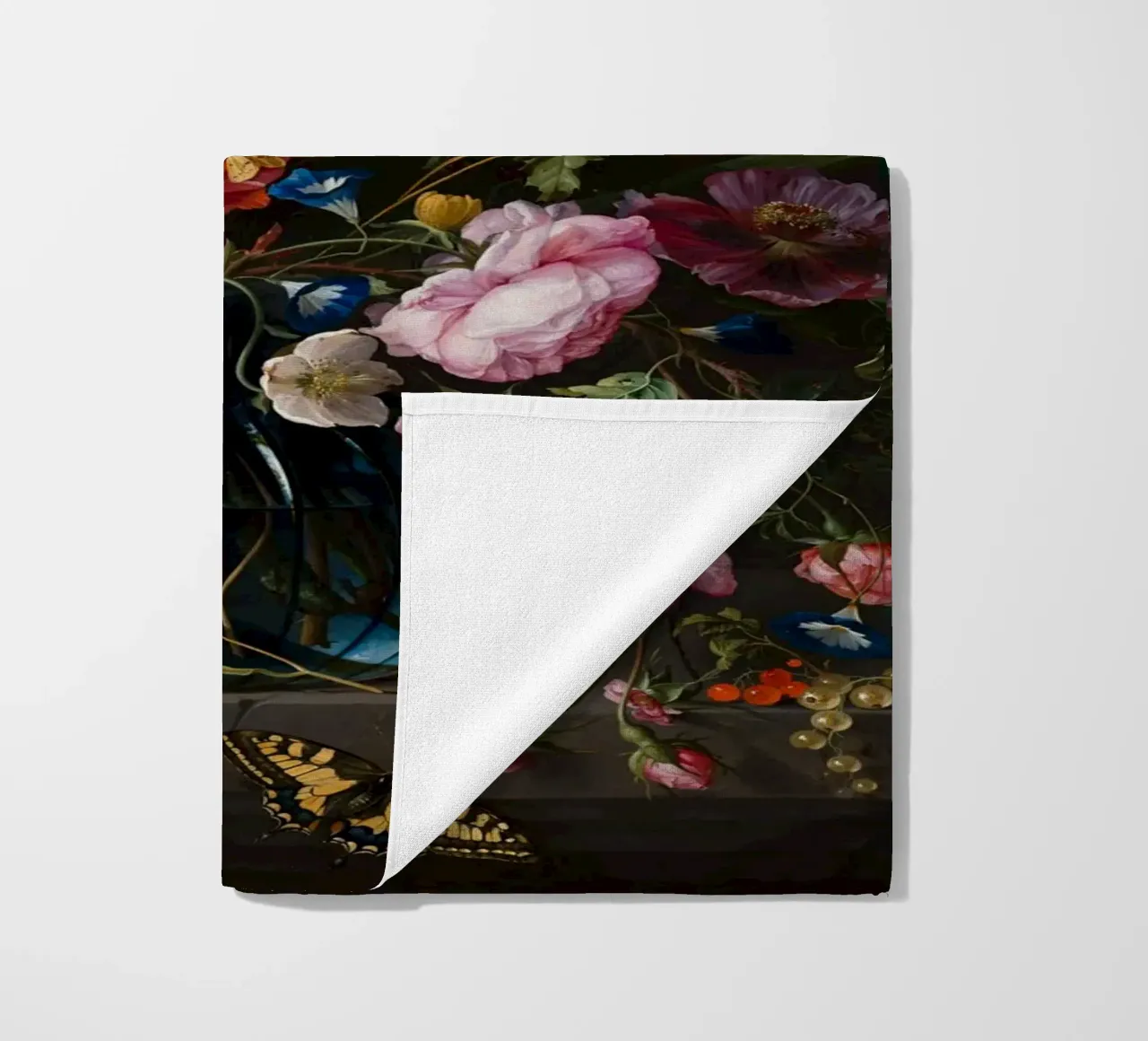 Jan Davidsz. de Heem Natura morta con fiori telo mare da Timeless Artworks