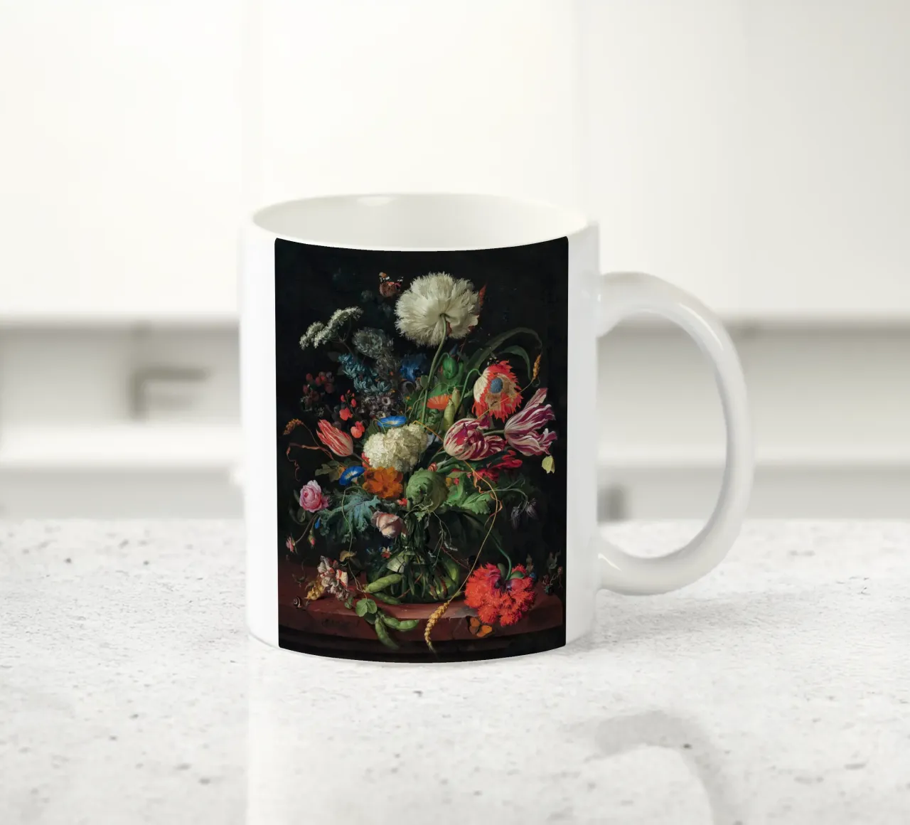 Jan Davidsz. de Heem Vaso di fiori tazza in ceramica da Timeless Artworks