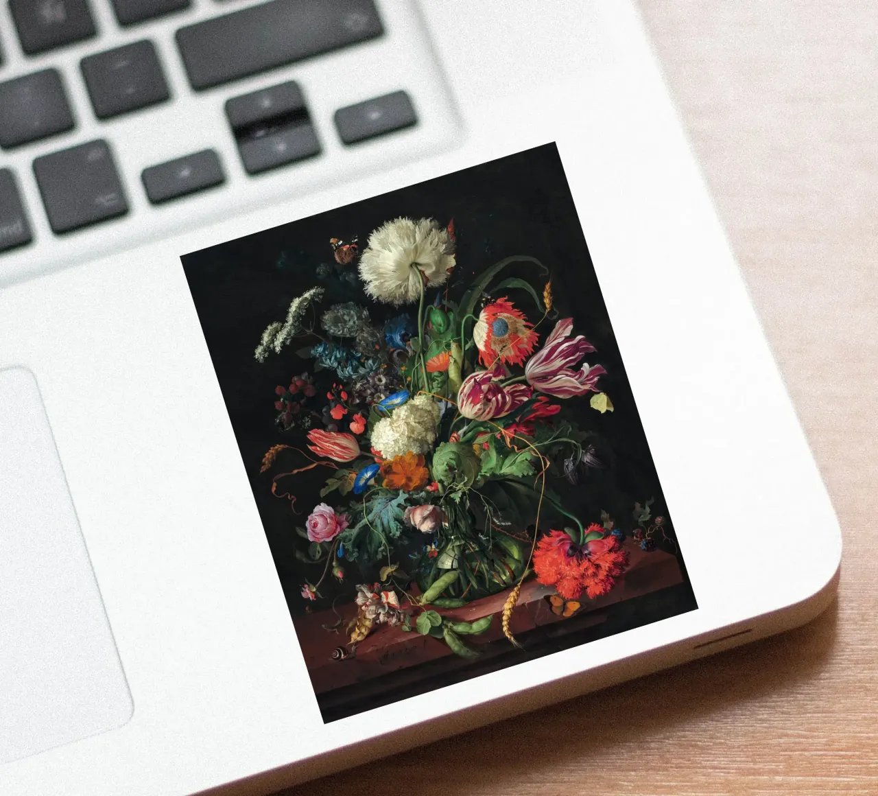 Jan Davidsz. de Heem Vase de fleurs autocollant de Timeless Artworks