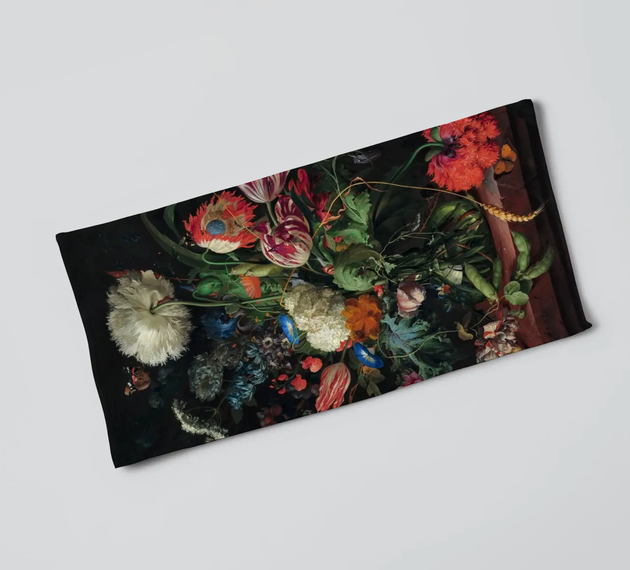 Jan Davidsz. de Heem Vaso di fiori asciugamano da bagno da Timeless Artworks