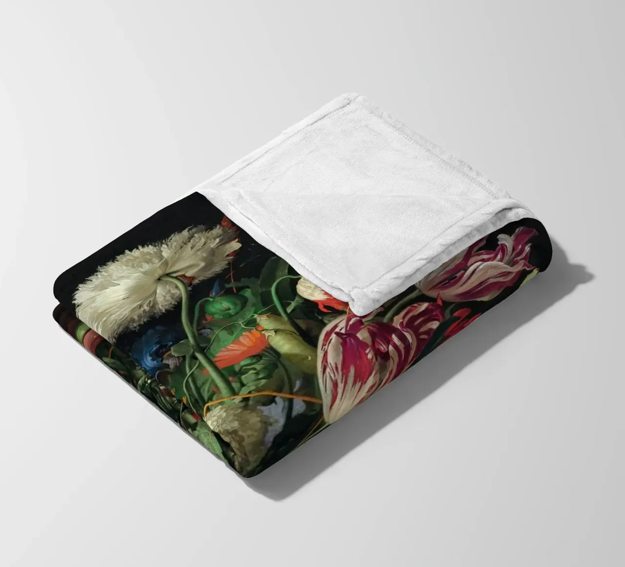 Jan Davidsz. de Heem Vaso di fiori coperta in pile da Timeless Artworks