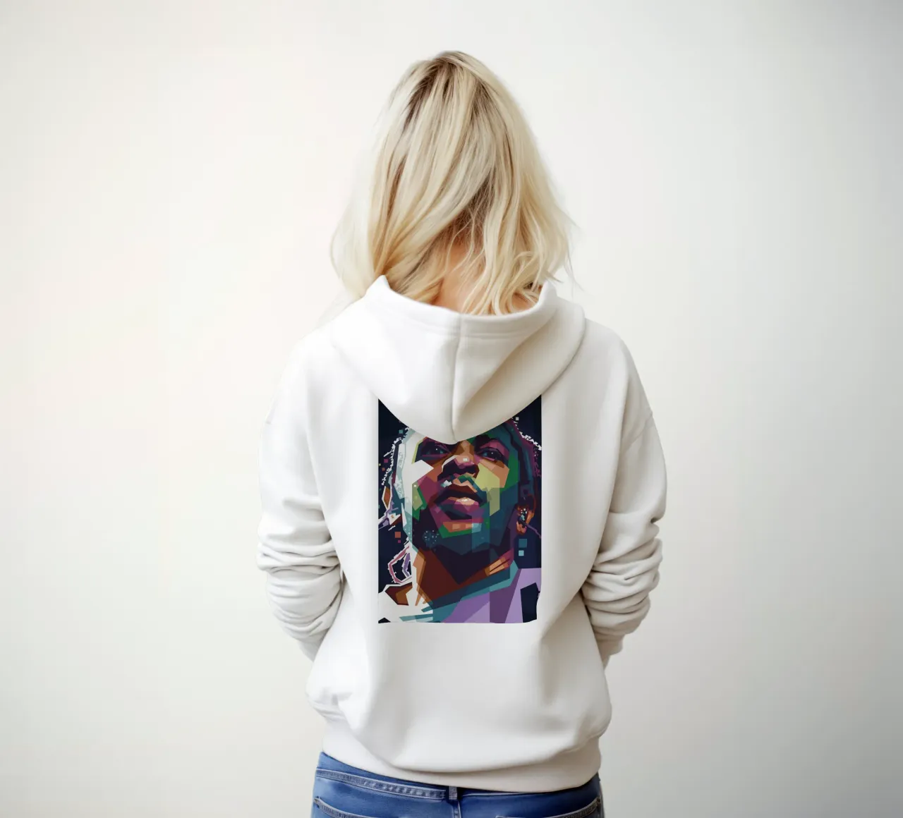 Kendrick Lamar arte pop WPAP felpa con cappuccio da Alkahfsmart