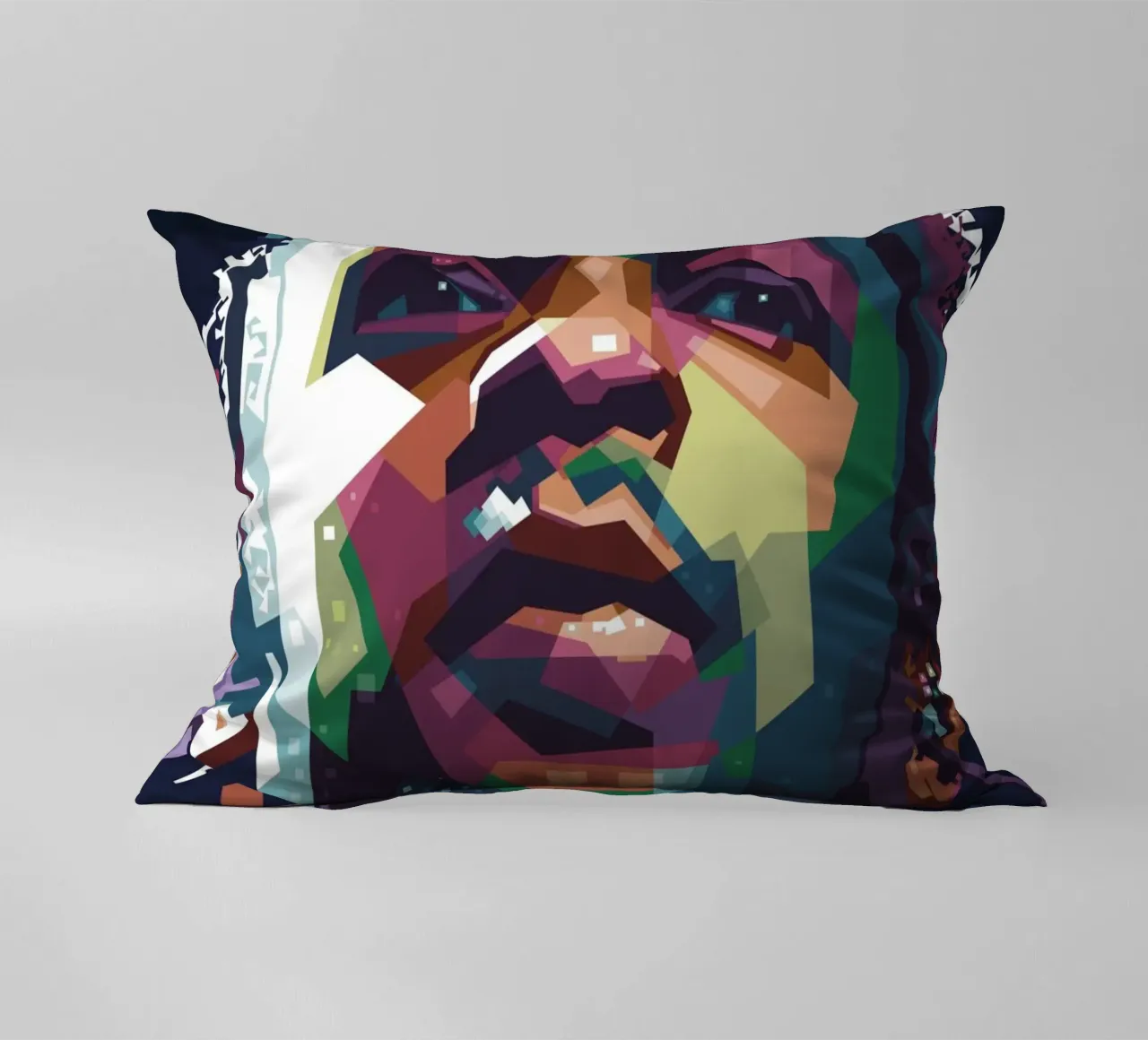 Kendrick Lamar arte pop WPAP cuscino da Alkahfsmart
