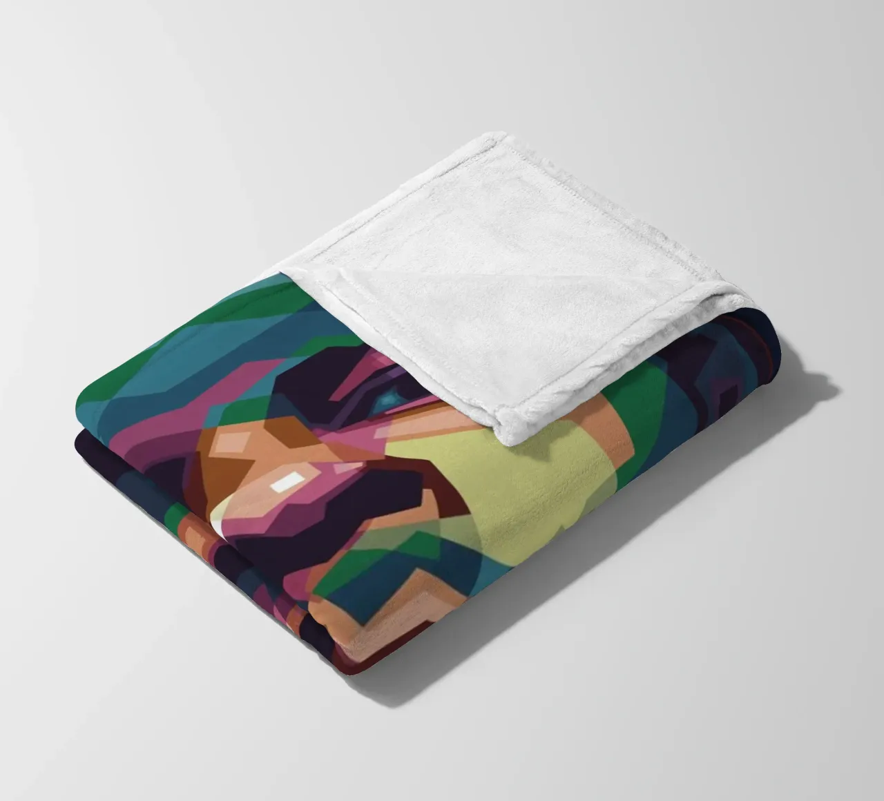 Kendrick Lamar pop art WPAP fleece blanket by Alkahfsmart