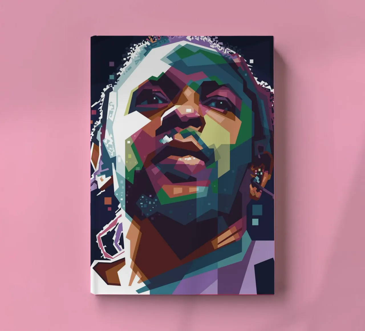 Kendrick Lamar pop art WPAP notebook by Alkahfsmart
