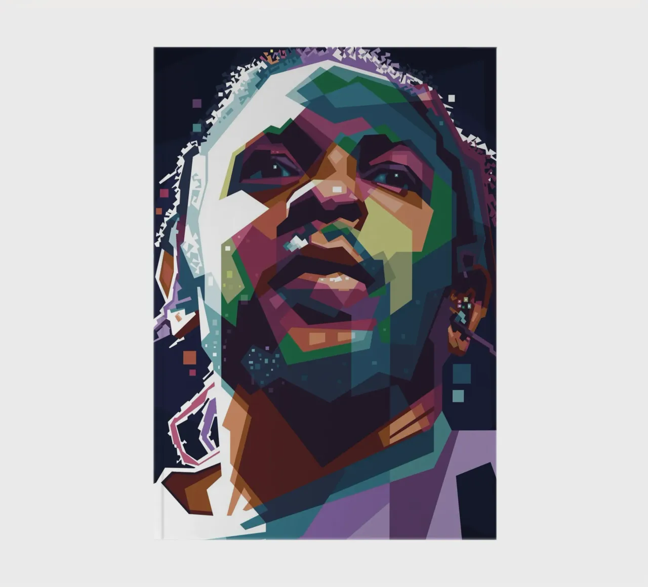 Kendrick Lamar pop art WPAP notebook by Alkahfsmart