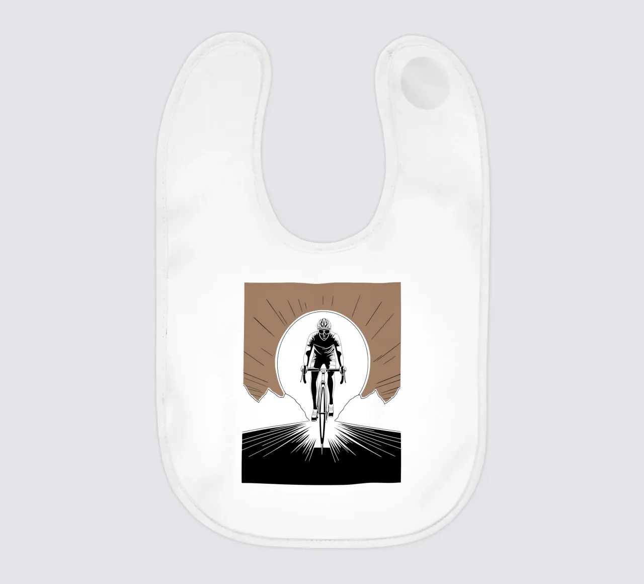 Potenza e velocità - Il design ciclistico per eccellenza! bavaglino da Radkunstwerk