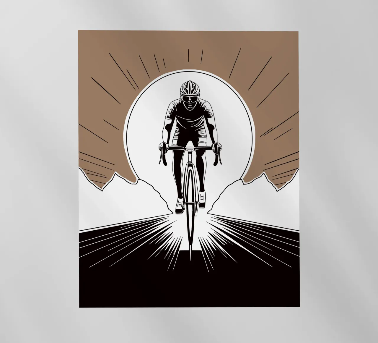 Power & Geschwindigkeit – Das ultimative Radsport-Design! Backlit Folie von Radkunstwerk