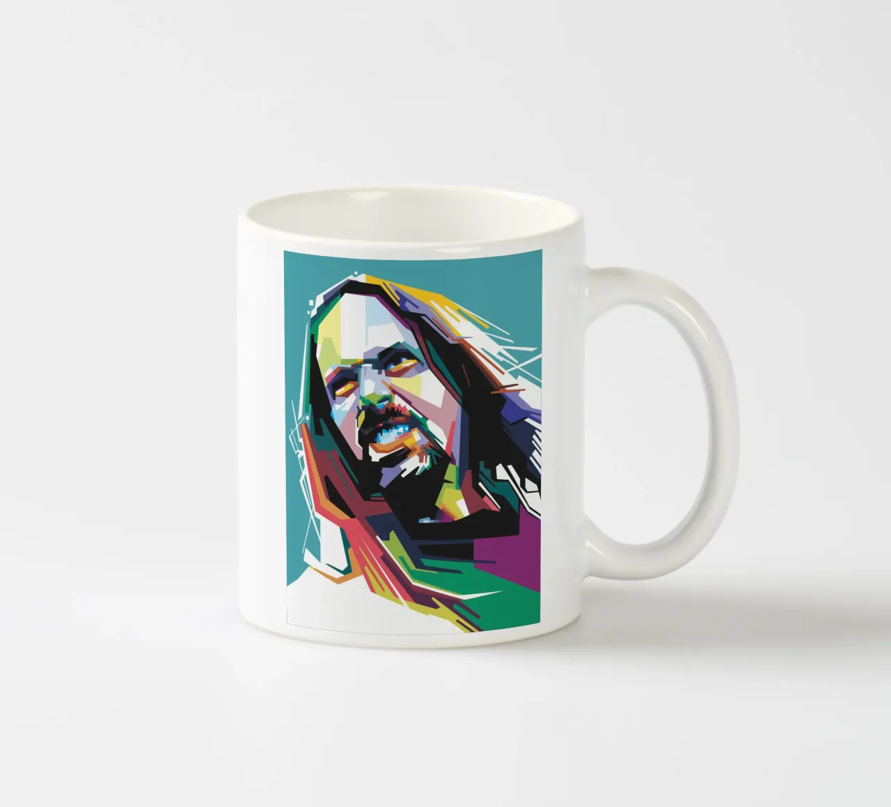 John Petrucci Pop Art WPAP tazza in ceramica da Alkahfsmart