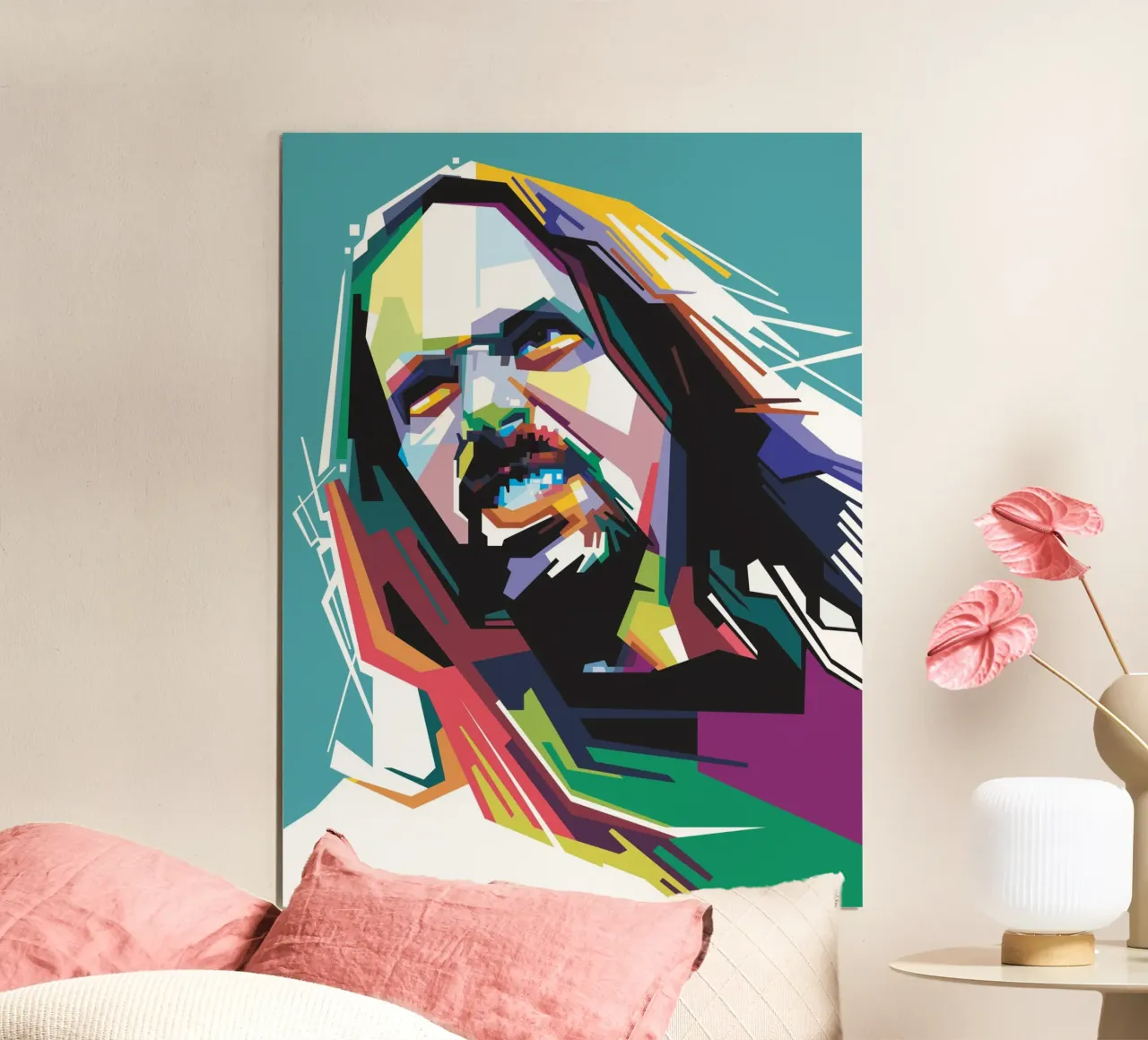 John Petrucci Pop Art WPAP carta hahnemühle da Alkahfsmart