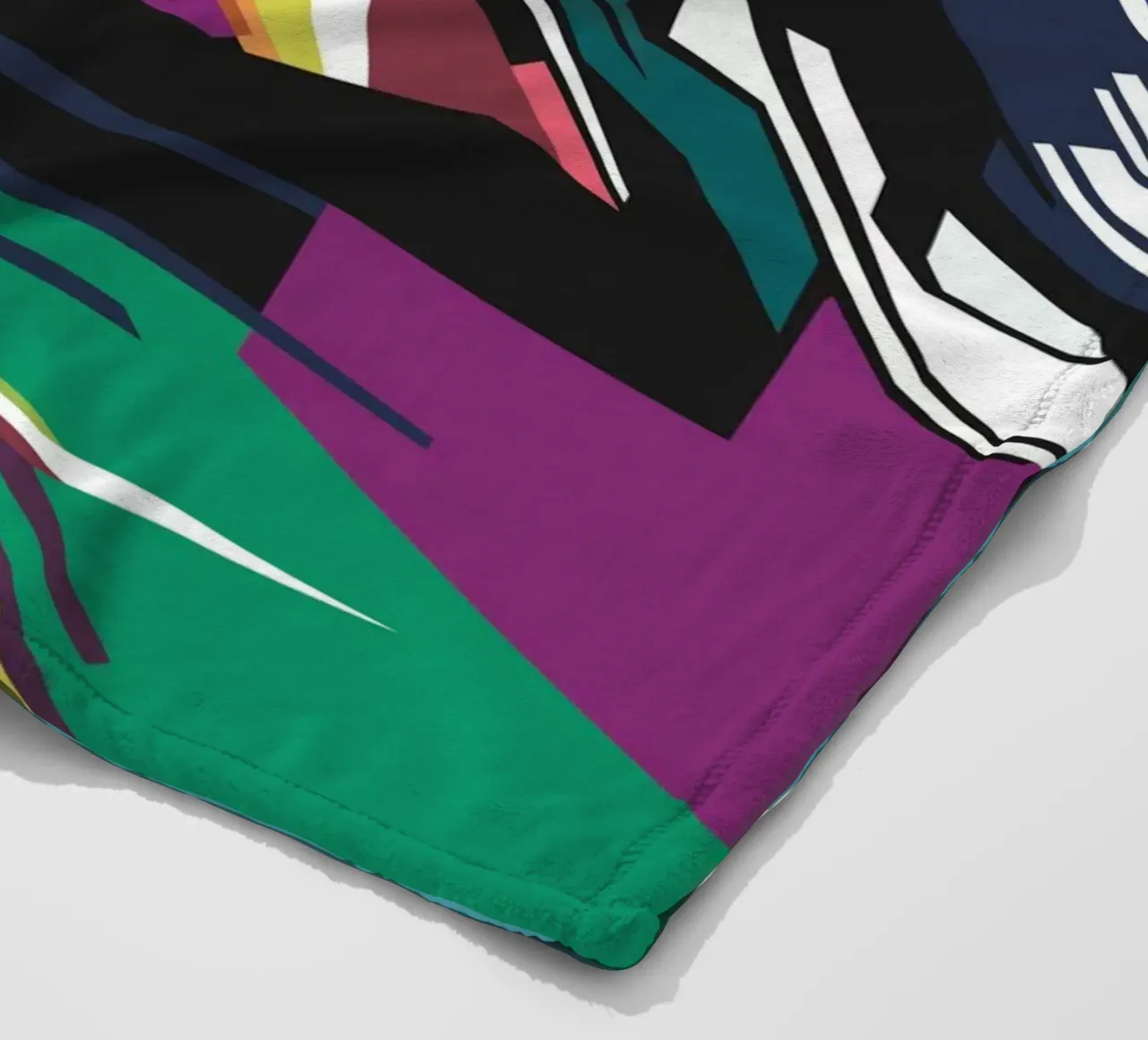 John Petrucci Pop Art WPAP coperta in pile da Alkahfsmart