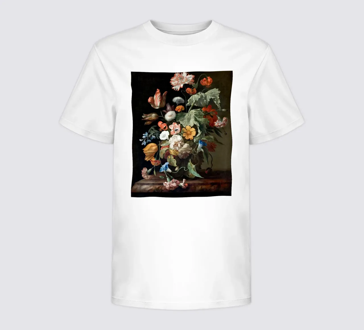 Rachel Ruysch Natura morta con fiori t-shirt bambini da Timeless Artworks