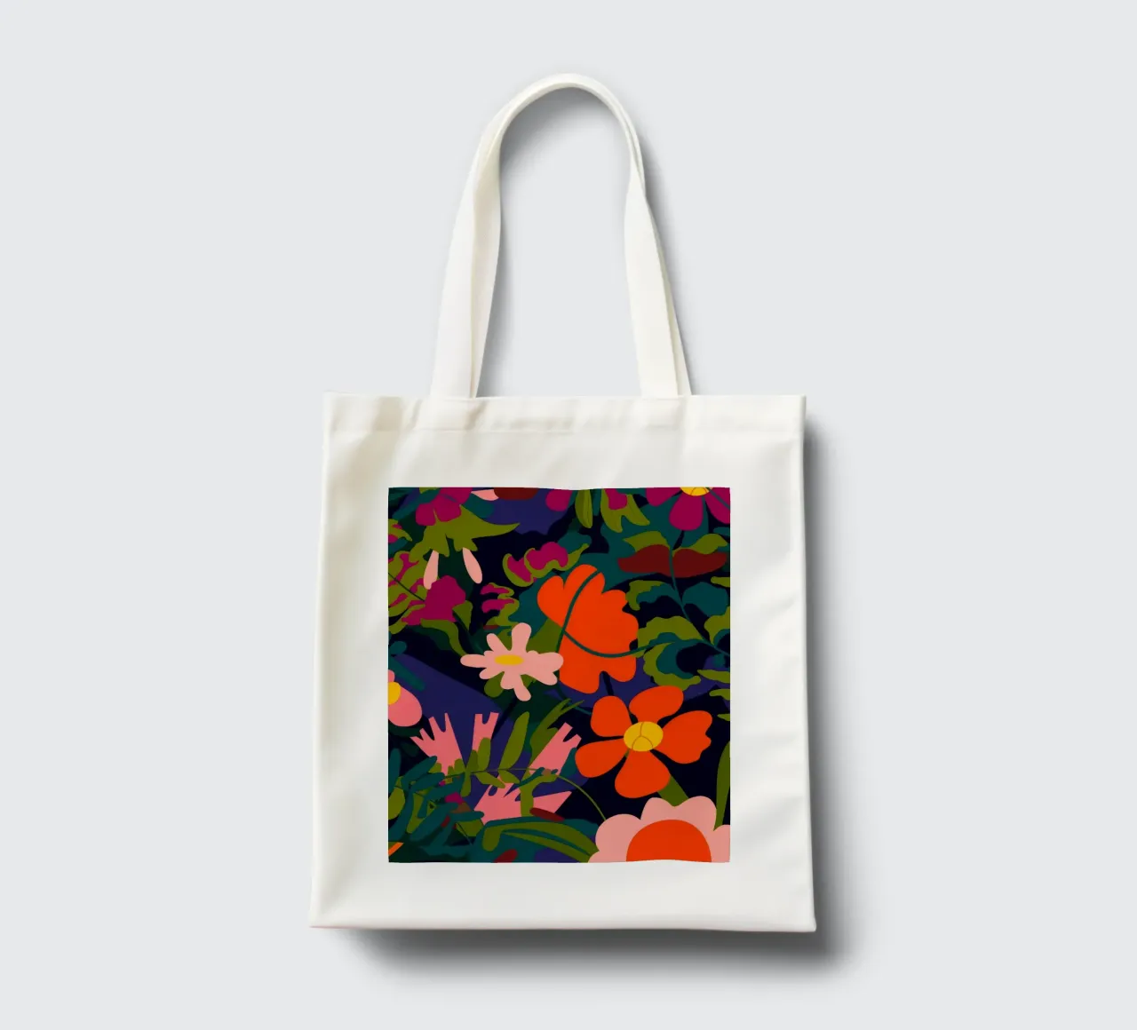 Floral Petal Symphony tote bag by Artie Shifa