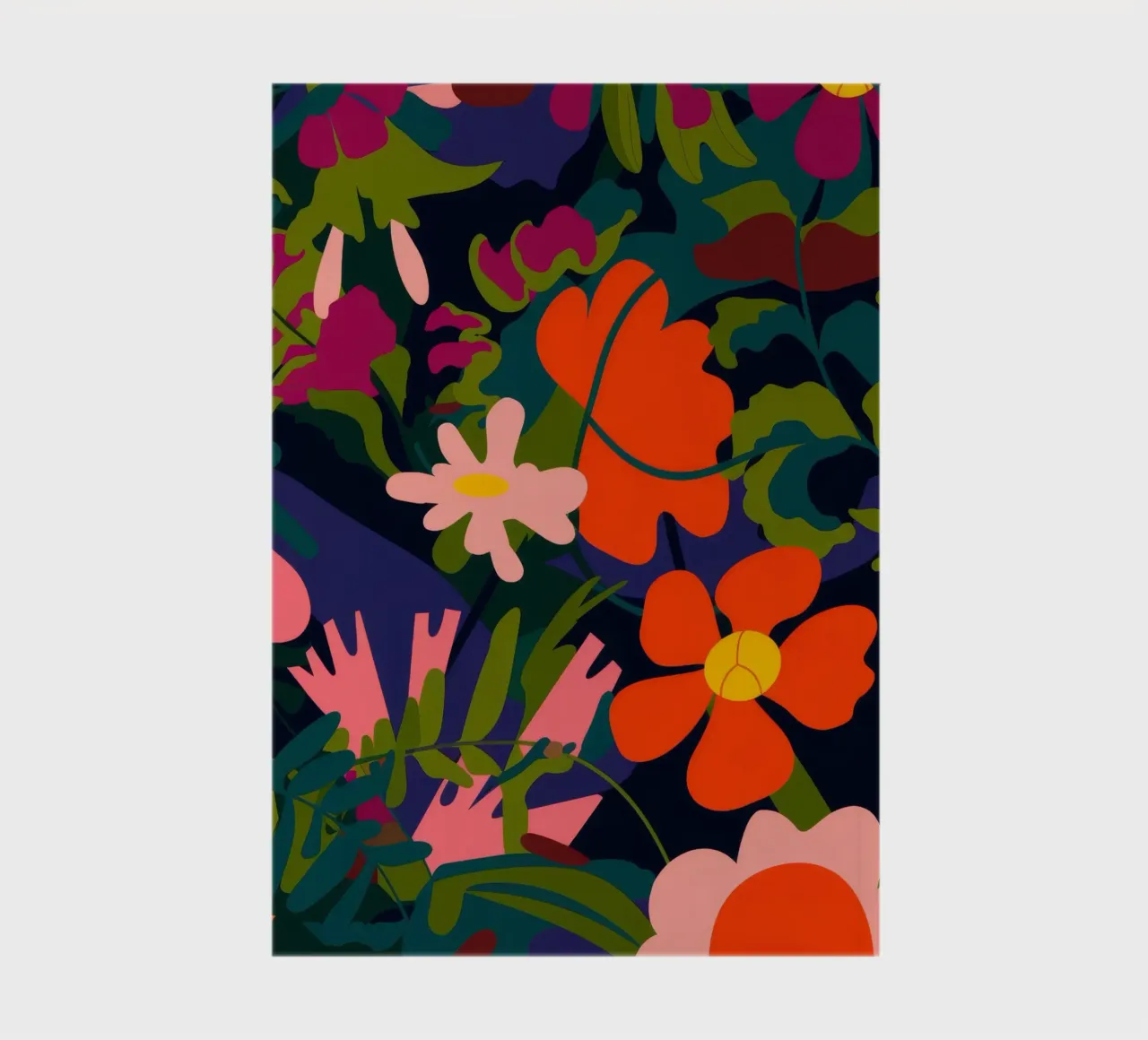 Floral Petal Symphony notebook by Artie Shifa
