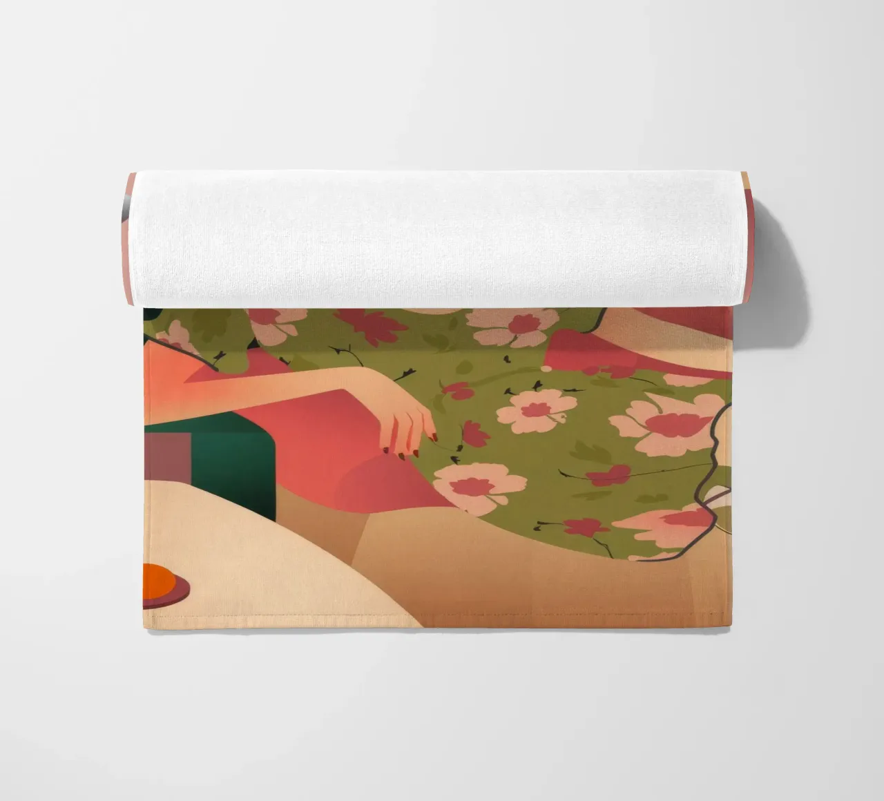 Repos floral serviette de plage de Artie Shifa