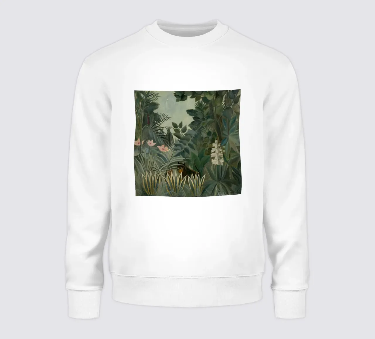Henri Rousseau - La giungla equatoriale felpa da Timeless Artworks